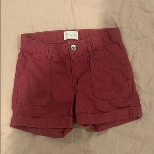 PLACE Burgundy Shorts